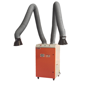 Filtre électrique hautement efficace pour les <span class=keywords><strong>fumées</strong></span> <span class=keywords><strong>de</strong></span> soudage, améliore la qualité <span class=keywords><strong>de</strong></span> l'air <span class=keywords><strong>de</strong></span> l'atelier ; conception flexible et <span class=keywords><strong>mobile</strong></span> à double bras d'<span class=keywords><strong>aspiration</strong></span> - Product Image 6
