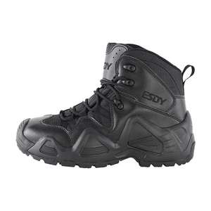 Bottes de randonnée vintage ESDY, imperméables, respirantes, avec soutien de la voûte plantaire, dessus en cuir de vache/mesh, semelle intermédiaire en TPU, semelle extérieure en caoutchouc, légères - Product Image 6
