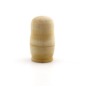 DIY Poupées gigognes russes Matryoshka en bois vierges à peindre, jouet en bois à cinq couches - Product Image 4