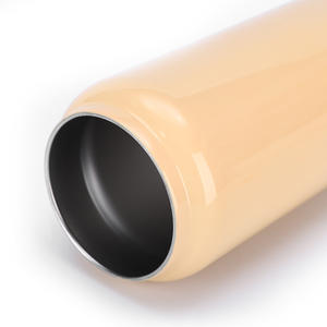 Vaso térmico de acero inoxidable de doble pared de 16 oz en stock, blanco, colorido, para bebidas, con pajita, bajo MOQ - Product Image 3