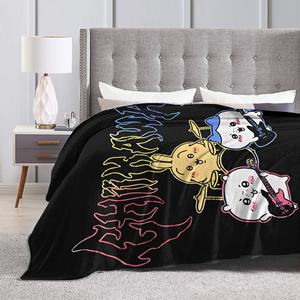 Chiikawa Usagi <span class=keywords><strong>Hachiware</strong></span> Mantas de punto Colorido Heavy Metal Lana Manta Dormitorio Sofá Anime Derivado - Product Image 4