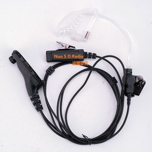 Auriculares Nuo S D Radio Walkie Talkie con auricular con conducto de aire para XIRP8260 P8268 P8200 XPR6550 6500 6300, resistentes al agua - Product Image 1