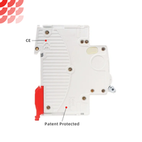 Disjoncteur ONESTO IEC60898 Standard C20 MCB, 4 pôles, 415V AC, 63A, 50A, 40A, 32A, 25A, 16A, 10A