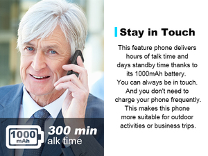 Điện thoại di động MINI 1.77 inch, điện thoại cơ bản, hỗ trợ mạng 2G - Product Image 5