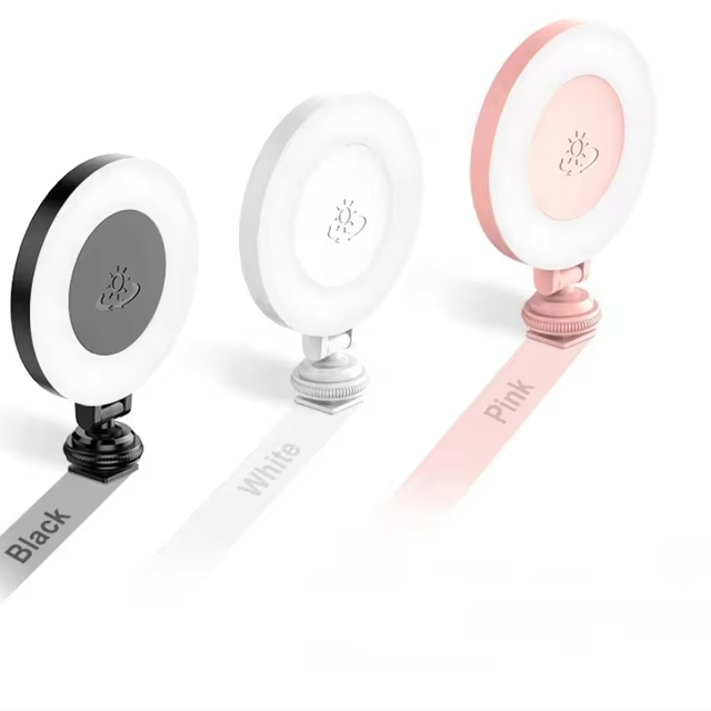 New Portable Mini Selfie Stick Ring Light Photography Ring Light D07 Led Fill Light Makeup Video Live Studio