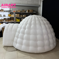 Petite tente gonflable d'igloo de douche de bébé pour le jeu d'escalade de partie d'enfants, nouvelle tente gonflable de dôme de conception
