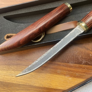 ใบมีดสแตนเลสคุณภาพสูง WAKIZASHI มีดพกพาขนาดเล็กแบบยุทธวิธี ปรับแต่งได้ตามต้องการ พร้อมปลอกไม้ OEM สำหรับงาน DIY กิจกรรมกลางแจ้ง - Product Image 3