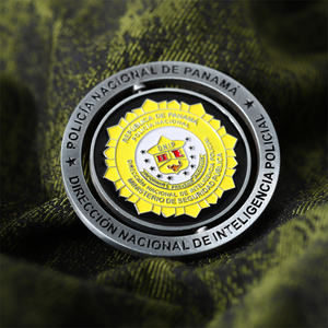 Logo personalizzato prezzo di fabbrica in lega di zinco rotanti stampi per monete in metallo nero Spinning gettone sfida moneta Souvenir - Product Image 3