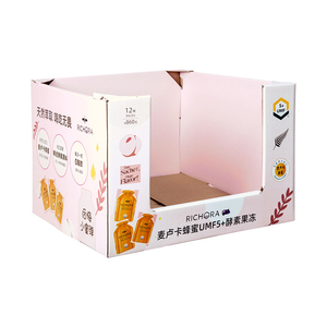 เคาน์เตอร์กระดาษแข็งลูกฟูกรีไซเคิลได้สำหรับร้านค้าปลีกกล่องแสดงผลบนเคาน์เตอร์ pdq - Product Image 5