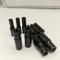 10Pcs 8-24Mm 1/2 Inch Drive Deep Impact Socket Set OEM Hand High Carbon Steel Hard Case Heavy Duty Metric Tool untuk Kunci Pas