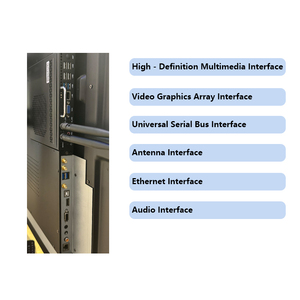 Vsti 65 inch Android + Windows LED 4K UHD Bảng hiển thị tương tác Bảng điều khiển giáo dục thông minh 20 điểm IR cảm ứng ngón tay/Bút Thông Minh - Product Image 6