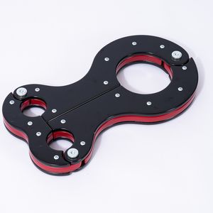 Puños de muñeca y cuello de 3 agujeros de madera maciza de alta resistencia, BDSM juguete de castigo y sujeción, sujeción resistente de múltiples agujeros para adultos - Product Image 2