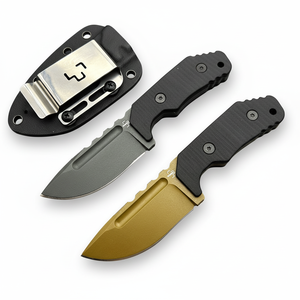 Couteau de poche à lame fixe BK <span class=keywords><strong>Warin</strong></span> de haute qualité, manche G10, lame en acier inoxydable, personnalisable, OEM, camping - Product Image 1