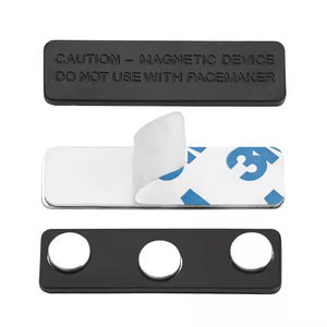 Tùy Chỉnh Tái Sử Dụng Văn Phòng Tên Tag Với Mạnh Mẽ Nam Châm Neodymium Fastener Clip Dính Ủng Hộ Ba Mạnh Mẽ NdFeB Nam Châm Composite - Product Image 3