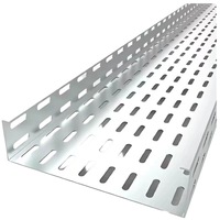 Cannelle porte-câbles en acier inoxydable pour centre de données et salle blanche, installation sans outil par clipser, largeur réglable, résistant à la corrosion