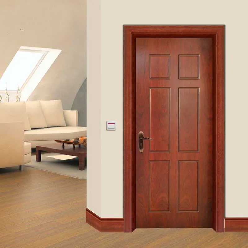 Y-TOP 2023 Harga kompetitif interior pintu kayu pintu kamar pintu kayu kustom interior modern ruang tamu pintu kayu