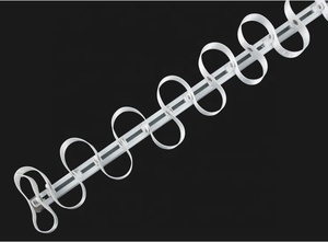 Rails de rideau de vague bouton planeur 60mm <span class=keywords><strong>silencieux</strong></span> ondulation pli transporteur en plastique coureurs de rideau sur String <span class=keywords><strong>Racer</strong></span> - Product Image 4