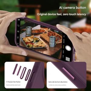 เคสโทรศัพท์แม่เหล็กแบบด้านหรูหราสำหรับ iPhone 18 17 Pro Max พร้อมการปกป้อง 360 องศา °   ขาตั้งแหวนพร้อมปุ่มสัมผัส AI ฝาครอบกันกระแทก - Product Image 5