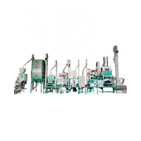 Ligne de production de riz complète de 20 tonnes par jour avec moteur, haute performance, économie de main-d'œuvre, conception verticale