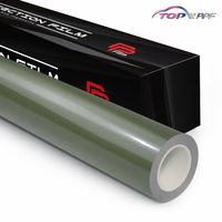 Film TPU changeant de couleur vert armure 1,52*15M auto-réparant résistant aux rayures 7,5 mil PPF couleur carte de couleurs offerte