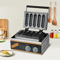 Offre Spéciale Durable 5 Bâtons Gaufrier Fabricant Commercial Réglable Contrôle de Température Gaufrier Antiadhésif de Chine
