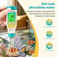 Détecteur de qualité de l'eau multiparamètres YAGO 7-en-1 PH TDS EC ORP Salinité FAC Testeur de température Mètre de test d'eau rechargeable