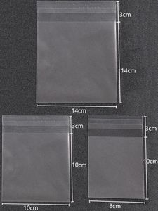 Bolsas de embalaje de celofán Opp con cabezal blanco de solapa autoadhesiva fuerte y orificio europeo - Product Image 2