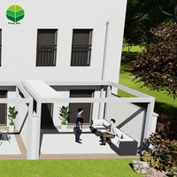 Panneau de soleil à lamelles métalliques pour auvent de terrasse Gazebo Pergola bioclimatique à persienne en aluminium pour fenêtre fabriqué en Chine