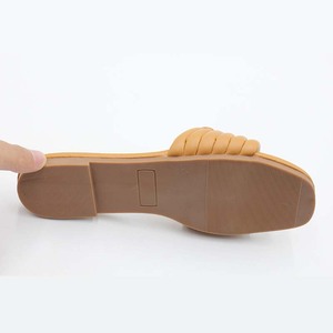 <span class=keywords><strong>Sandali</strong></span> da donna con tomaia intrecciata all'ingrosso quadrati Open Toe Weave Holiday Dress Shoe Multi Color Flat Slides pantofole da donna <span class=keywords><strong>sandali</strong></span> - Product Image 6