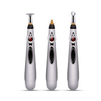 Stylo de massage électrique portatif pour points d'acupuncture, avec contrôle de la minuterie et batterie intégrée, pour le soulagement des douleurs dorsales et le drainage des méridiens