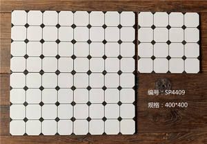 Mattonelle Vintage in gres porcellanato in pietra retrò in marmo opaco 400x400mm - Product Image 3