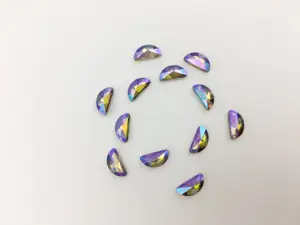 Multi-color AB Glass Rhinestone Flat Back Nail Art And Clothing Accessories Pine Rhinestone Factory Wholesale Stock