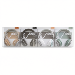 Auriculares con cable Giby Headset GJ25, supraaurales, para música y llamadas - Product Image 2