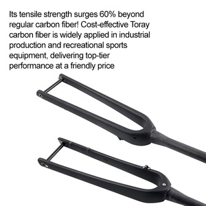 Bicicleta de Carretera y Gravel 700C, Nueva, de Fibra de Carbono, con Frenos de Disco, Eje Pasante y Horquilla Delantera Rígida Recta Cónica - Product Image 3