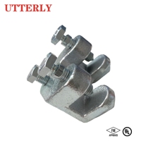 Adaptateur de poutre robuste en fonte ductile électro-galvanisée anti-sismique pour tuyau d'incendie, homologué UL FM CE, résistant aux chocs, modèle QT450