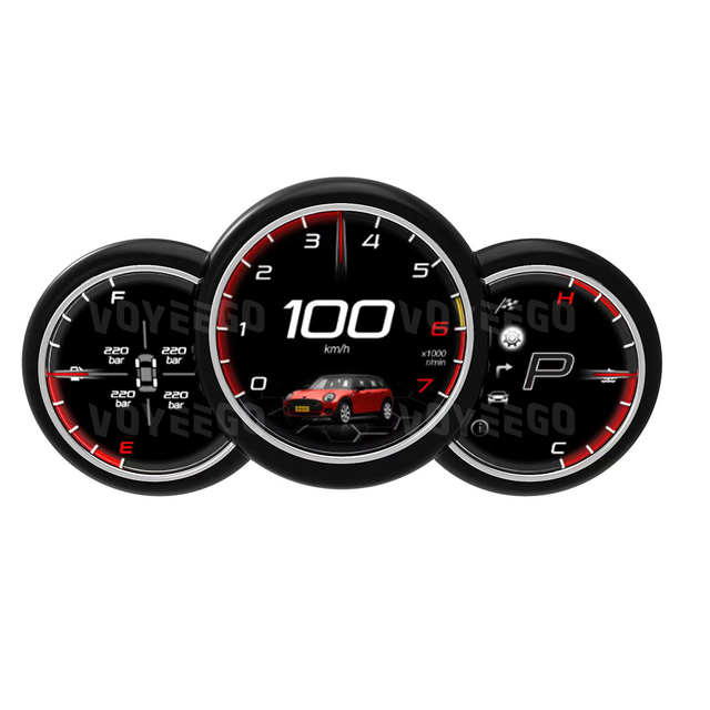 Voyeego 12.3 Inch Car Smart LCD Dashboard Speedometer Multimedia Dashboard for BMW MINI LCD Instrument