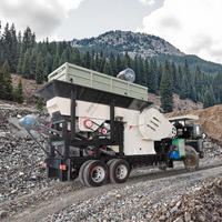 Concasseur à mâchoires mobile diesel portable Shaozhong PE600x900 avec moteur à roulement PLC 80-120t/h pour l'exploitation minière et les carrières