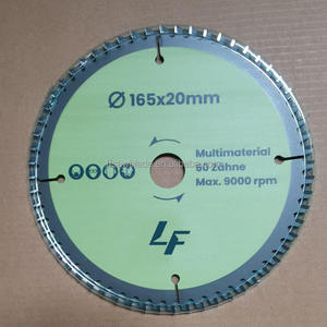 165mm haute fréquence soudé 6 1/2 pouces <span class=keywords><strong>lame</strong></span> de <span class=keywords><strong>scie</strong></span> <span class=keywords><strong>circulaire</strong></span> coupe <span class=keywords><strong>multi</strong></span>-<span class=keywords><strong>matériaux</strong></span> pour bois cuivre plexiglas industriel OEM - Product Image 4