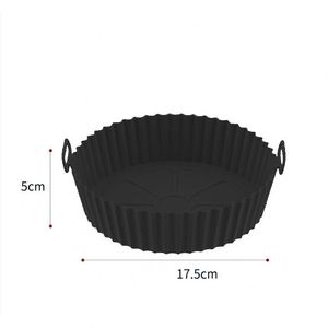 High-Temperature Non-Stick Food Grade Round <b>Silicone</b> Roasting Plate <b>Air</b> <b>Fryer</b> Cross-Border Household <b>for</b> Baked Chicken - Product Image 4
