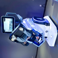 Cinéma VR 9D VART, fauteuils rotatifs à 360 degrés, machines de jeu d'arcade de réalité virtuelle, simulateur de vol VR 360, fauteuil VR 2 places