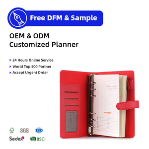 Agenda Giornaliera <span class=keywords><strong>Italiana</strong></span> 2026, Quaderno a Spirale A5 con Design a Fungo in Lamina e Inserti a Fogli Mobili - Product Image 2