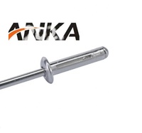 Rivets à tête ronde en aluminium et acier, type ouvert, pour la connexion de tôles, d'armoires et de fenêtres