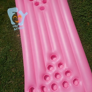 โต๊ะเป่าลมเล่นเบียร์ปองในสระน้ำ สีชมพู รุ่น Water Fun Games 22 Cup Hole - Product Image 6