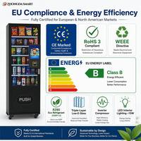 Nouvelle conception 2026 Distributeur automatique de boissons froides conforme ADA avec refroidissement par compresseur SDK, options de paiement multiples et surveillance à distance