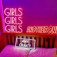 Letreros LED de Neón Personalizables e Impermeables para Decoración de Hogar, Oficina, Centros Comerciales, Empresas y Escuelas - 22 Opciones de Color, Montables en Pared