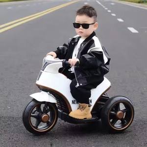 אופנוע חשמלי לילדים לרכב על אופנוע פלסטיק לרכב על אופנוע פלסטיק <span class=keywords><strong>6v</strong></span> סוללה תלת-אופן חשמלי עם אור <span class=keywords><strong>3</strong></span> גלגלים לילדים - Product Image 3