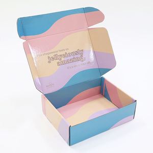 Biodegradable Custom Kraft Corrugated Rigid <b>Boxes</b> for Apparel Shoes <b>Hats</b> & Gifts-Four-Color Printing Handle & Magnetic Closure - Product Image 3