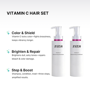 Shampooing et après-shampoing 2-en-1 personnalisé au logo, à l'huile d'argan et au miel, hydratant biologique, anti-frisottis, lissant, volumisant, aux acides aminés et vitamine C - Product Image 2