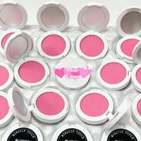 Palette de fard à joues mat haute pigmentation, poudre pressée, végane, sans cruauté, maquillage visage, marque privée, rose