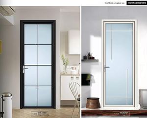 Puerta Corredera de Aluminio de Estilo Estrecho Xilonghe con Vidrio Templado, Apta para Tiendas, Apartamentos, Unidades de <span class=keywords><strong>Alquiler</strong></span> y Baños - Product Image 5